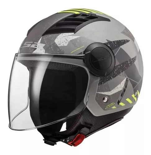 Casco Integral Moto Punto Extremo Retro Ff326 Negro Brillo