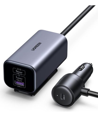 Ugreen Gan 150w Cargador De Coche Usb C Pd3.1 140w, Distribu