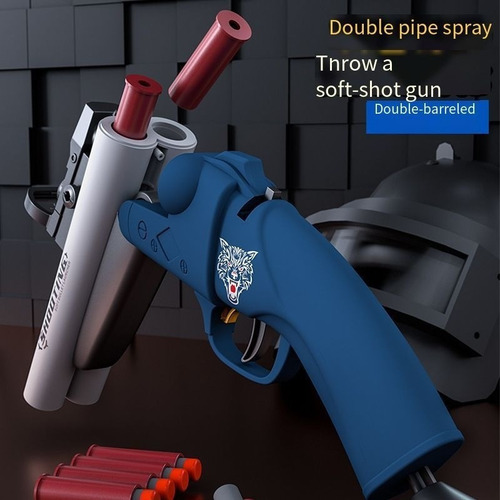 . Pistola De Doble Cañón Escopeta De Expulsión De Carcasa