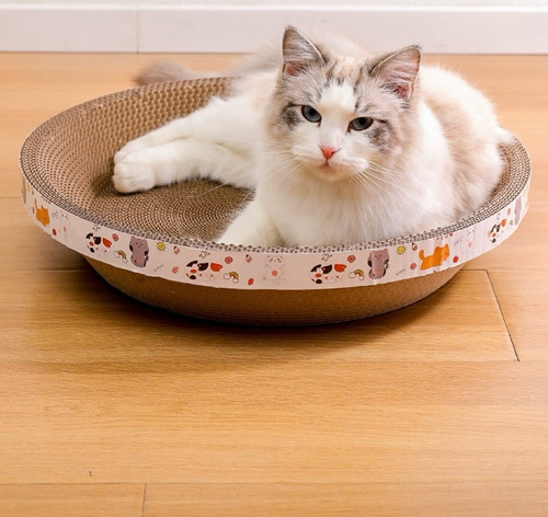 Rascador Redondo Extra-grande Para Gatos Con Catnip 45*9cm