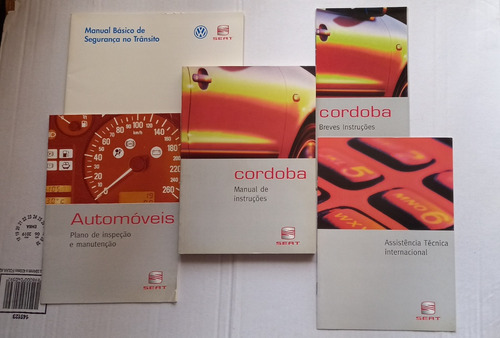 Manual Do Proprietário Seat Cordoba 2000 Em Branco Original