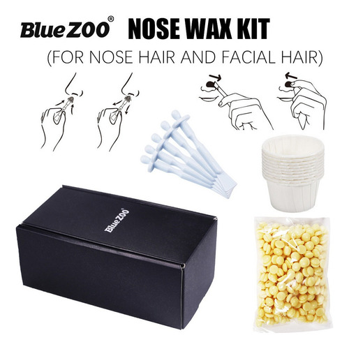 . Blue Zoo No Wax Paper Quick Soild Wax Bean Nose Ro