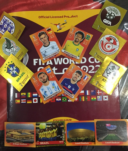 Figuritas Doradas Eleccion Panini Originales Mundial Qatar