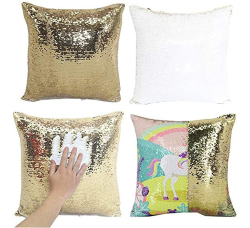 He 10 Piezas Funda De Almohada De Sirena Sublimación Funda D