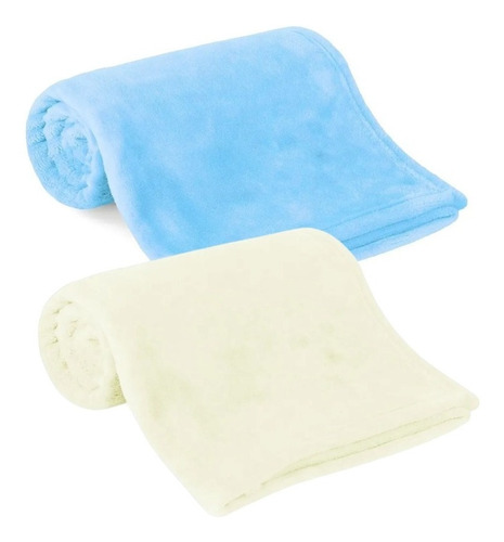Cobijas Para Bebé Cobertor Suave Ligera Calientita 2 Piezas