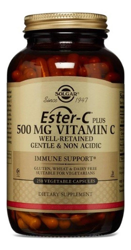 Ester C X 500 Mg Vitamina C X 100 Cap  Solgar