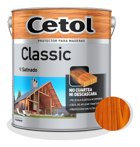 Cetol Classic Satinado 20 Lts Protección Akzo - Iacono