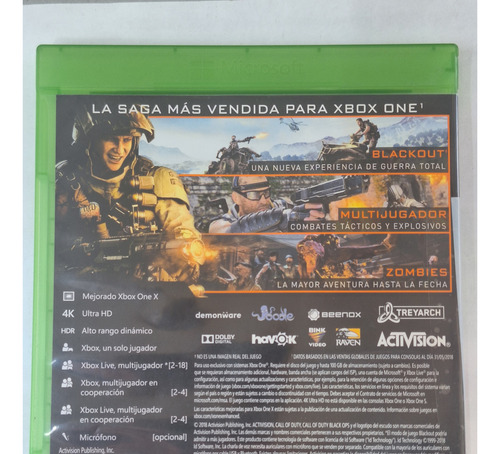 Call Of Duty Black Ops 4 (Usado)