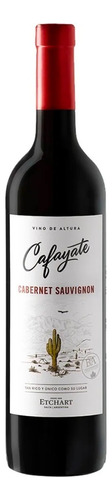 Vino Cafayate Cabernet Sauvignon Etchart Botella 750ml Tinto