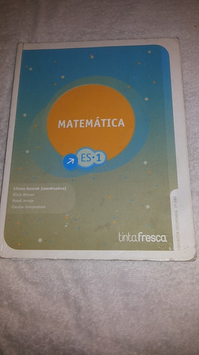 Matematica 1 Tinta Fresca Impecable Estado