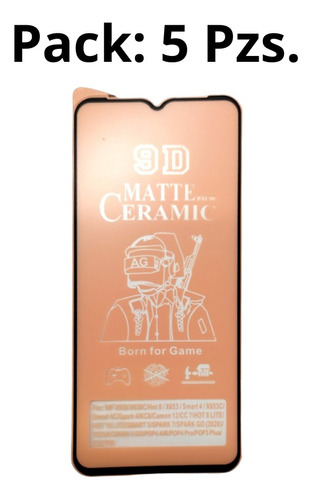 Protector Pantalla Ceramica Mate Infinix Hot 10 Lite Tienda