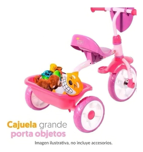 Triciclo Apache Trixie Apachito Princess Color Rosa/morado