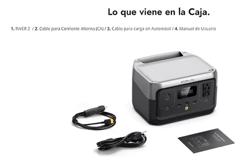 Estacion De Energia Portatil 256wh Ecoflow River 2 300w