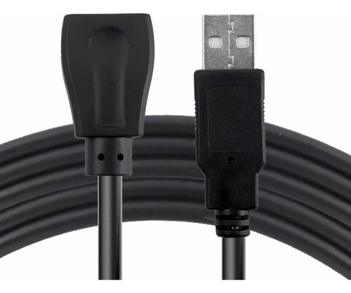 Cabo Usb Macho X Fêmea 1,5 Metros Usb 2.0 Extensor Preto