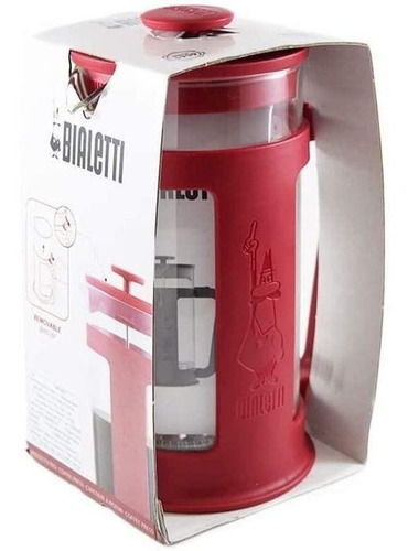 Imagem 5 de 5 de Cafeteira French Press Smart - 1l Vermelha Bialetti