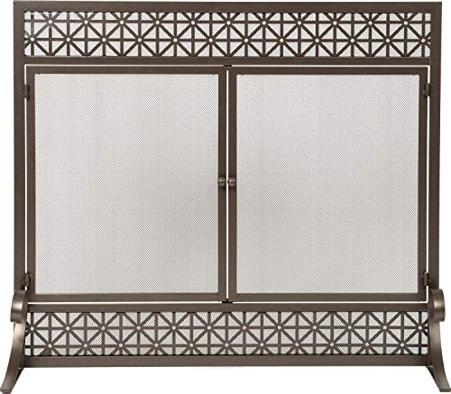 Panel Pantalla Bronce Filigrana 34  H X 39  W