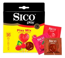 Comprar Sico Play Mix, Condón De Látex Texturizado Y De Sabores