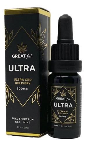 Great·ful Ultra Cbd Hemp 6ml/300mg Expectrocompleto Orgánico