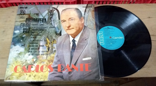 Carlos Dante Primavera En Su Voz Disco Lp Vinilo