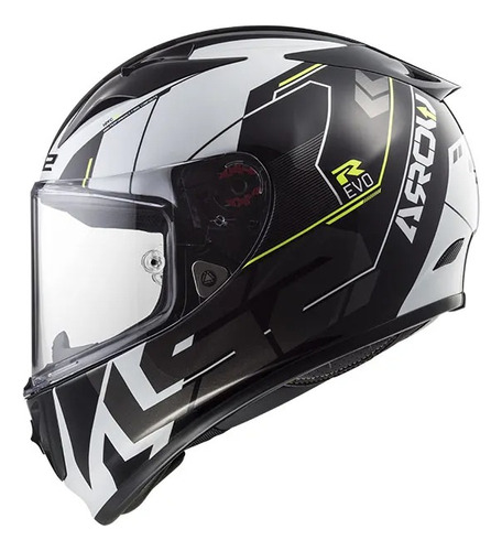 Casco Ls2 323 Arrow Evo Tec White Black S - Bondio