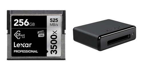 Lexar 256gb Professional 3500x Cfast 2.0 Memory Card With Cr