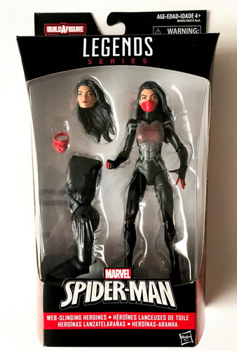 Silk Marvel Legends Spiderman Space Venom Wave Baf Hasbro