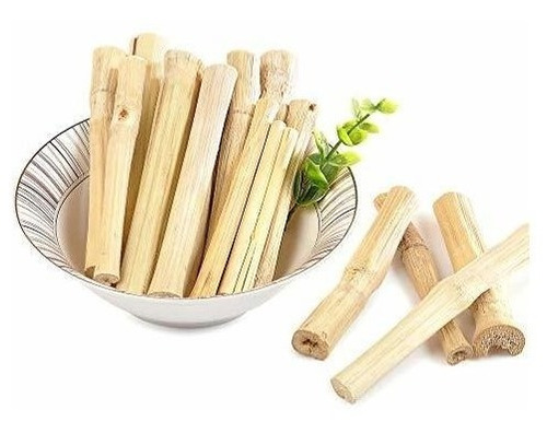 Niteangel Bambu Natural Masticar Juguetes Para Conejos Chin