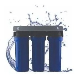 Filtro De Agua Triple Accion 10'' 125 Psi Tapa De ½ Dispufil