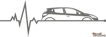 Comprar Calco Clio 2 En Mi Sangre 20 X 7 Cm - Graficastuning