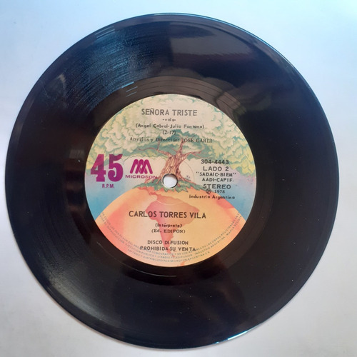 Vinilo Simple - Carlos Torres Vila (sangre De Vino) (Usado)