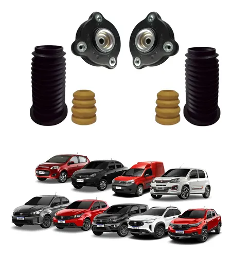 Kit Coxim Amortecedor Dianteiro Uno Gran Siena Palio Mobi