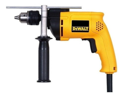 Imagen 1 de 2 de Taladro eléctrico percutor y destornillador DeWalt DW508S 3000rpm 50Hz/60Hz 800W amarillo 120V