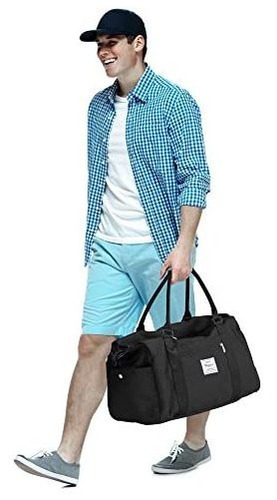 Bolsa De Gimnasio Para Mujer Y Hombre Con Compartimento Para