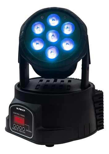 Cabeza Movil Led Dmx Ritmica 56w Dj Power