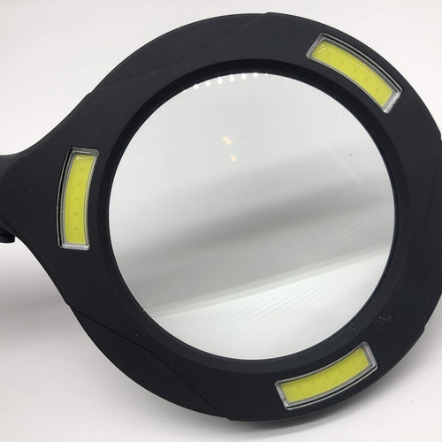 Lupa De Lectura Con Luz Led Aumento 3x 250 Lúmenes Día Noche