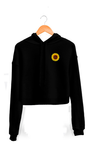 Hoodie Crop Top Girasol