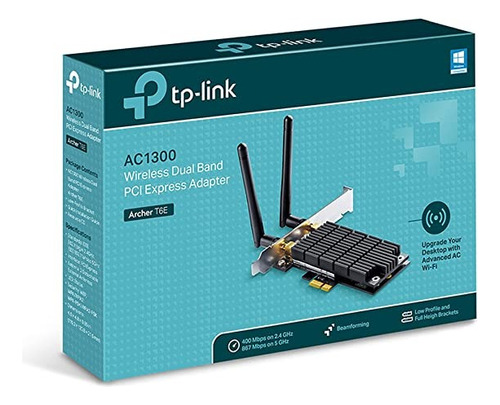 Tp-link Archer T6e Ac1300 Wi-fi Pci Express Adapter Speed