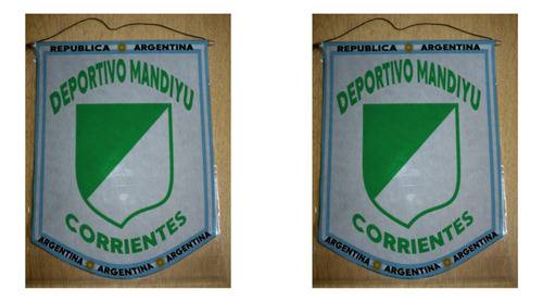 Banderin Mediano 27cm Deportivo Mandiyu Corrientes