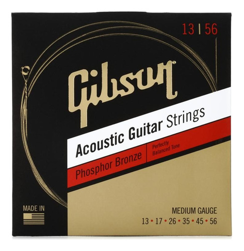 Encordado Gibson Acustica Phosphor Bronze 013 056