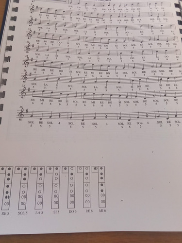 Libro Engargolado/ Partituras (Usado)