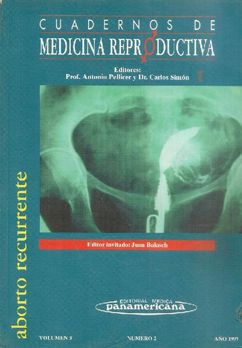 Libro Aborto Recurrente Vol 3 Nº 1 De Joan Balasch Cortina
