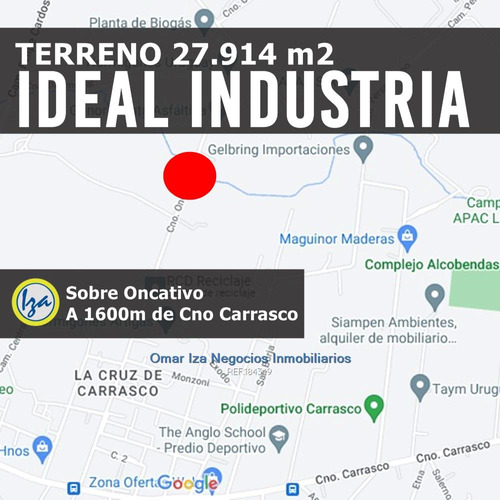 Terreno Con Mejoras La Cruz De Carrasco Norte Industria