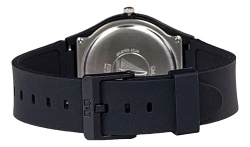 Reloj Q&q Analogo Malla De Pvc Color Negro A212j003y