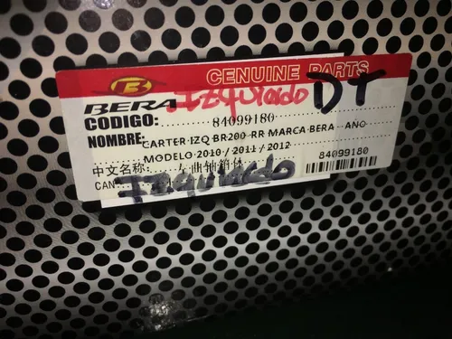 Carter Izq Br 200 Rr Moto Bera