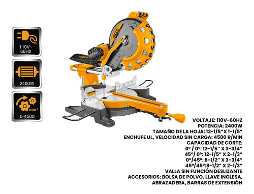 Ingletadora 12  2400w Con Base