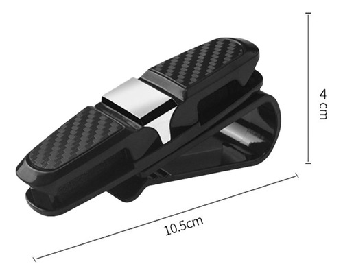 3 Soportes Universales Para Gafas De Sol En VehĂculo, Plata