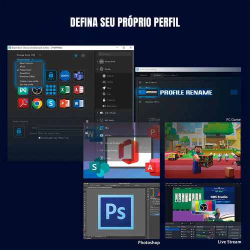 Stream Deck E Macro Led Com 15 Teclas Automação E Streaming