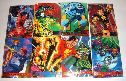 Lote 8 Tarjetas 1995 Fleer Dc Vs. Marvel Comics   (mr2023)