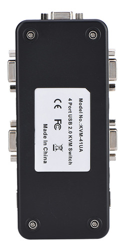 Conmutador Kvm Usb 2.0 De 2/4 Puertos Vga Manual Para Compar