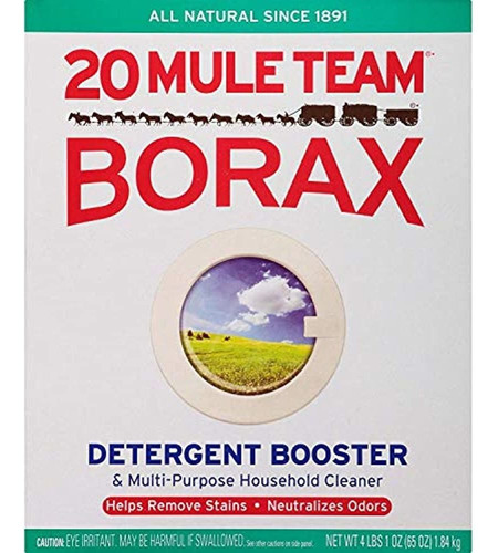 20 Mule Team Borax Detergente Y Limpiador Multiusos Para El